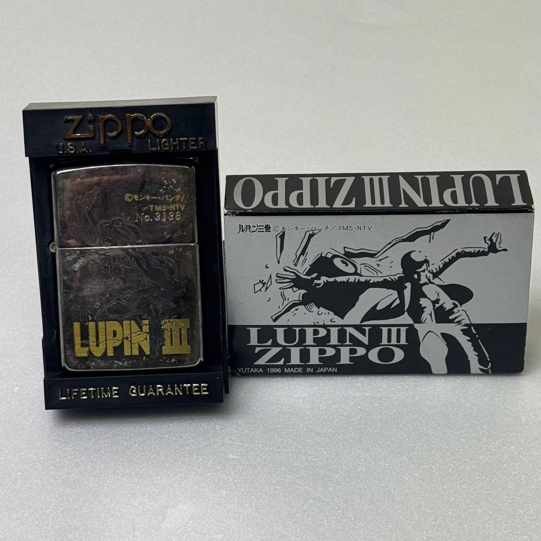 【希少・当時物】ZIPPO ルパン三世 峰不二子 1996年製 箱付き 着火OK