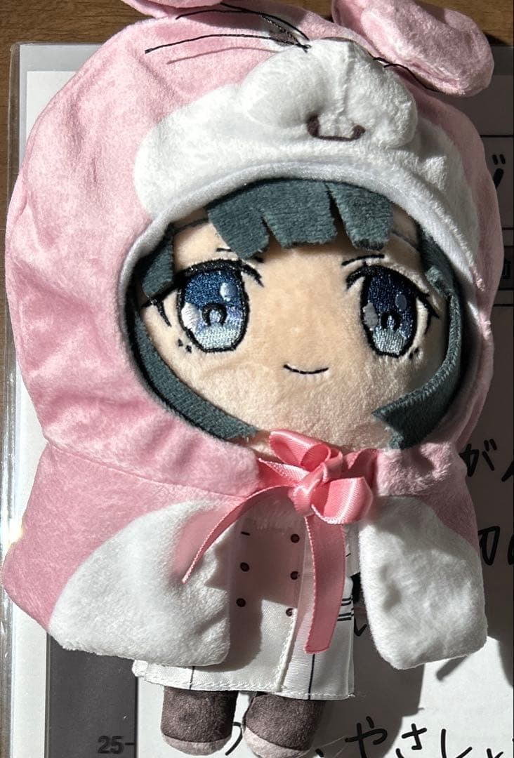 青ブタ展 ぬいぐるみ　うさぎの着ぐるみポンチョ　クリアファイル　牧之原翔子　など