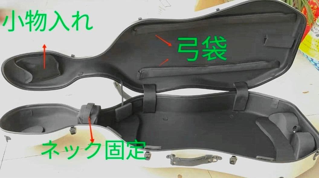 3.1kg!シリーズ登場！超軽量新品高級チェロケース 多色入 領収書可！