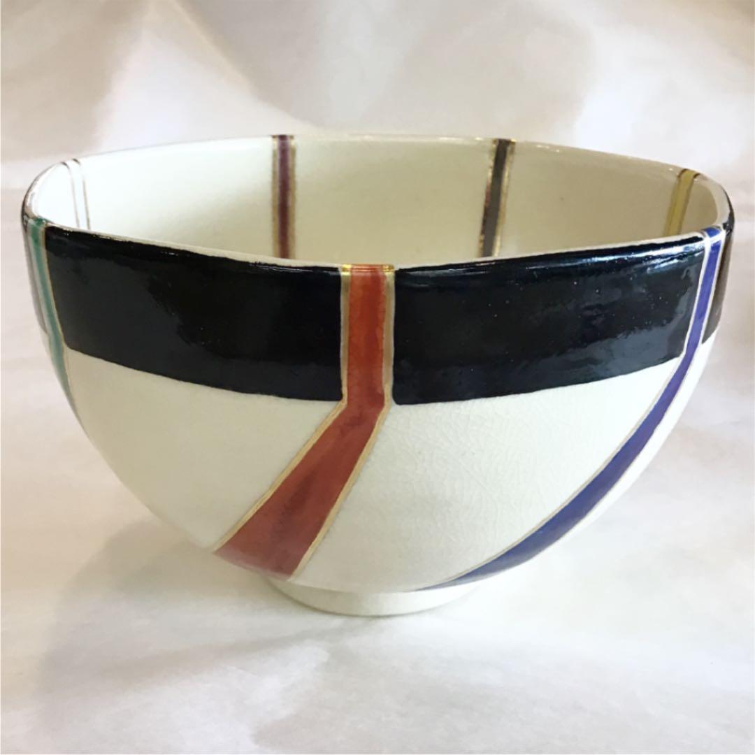 【茶道具】永楽即全 色絵光茶碗