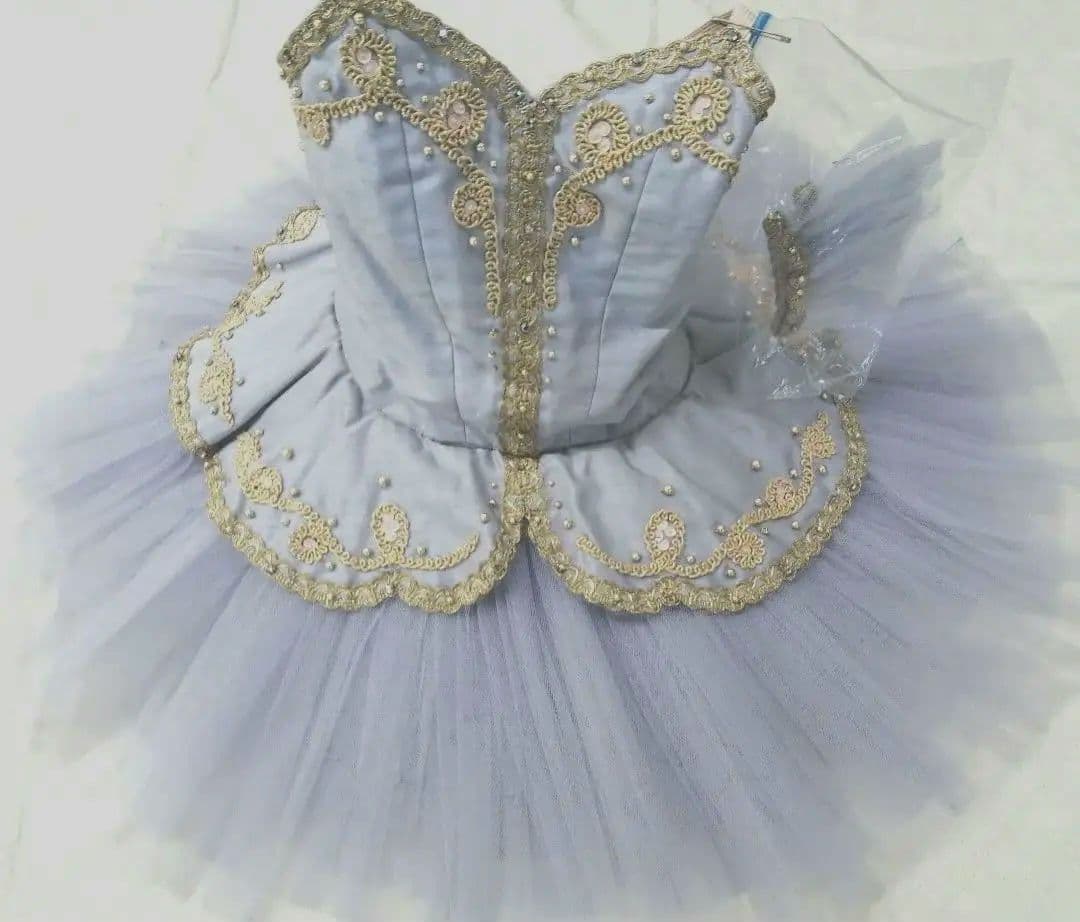 バレエ　チュチュ　小学生120cm台 3着まとめ　袖、ネックレス付 No2