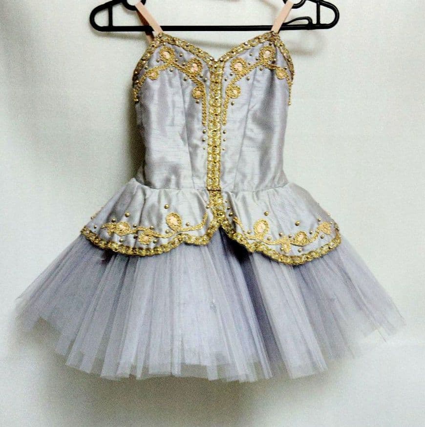 バレエ　チュチュ　小学生120cm台 3着まとめ　袖、ネックレス付 No2