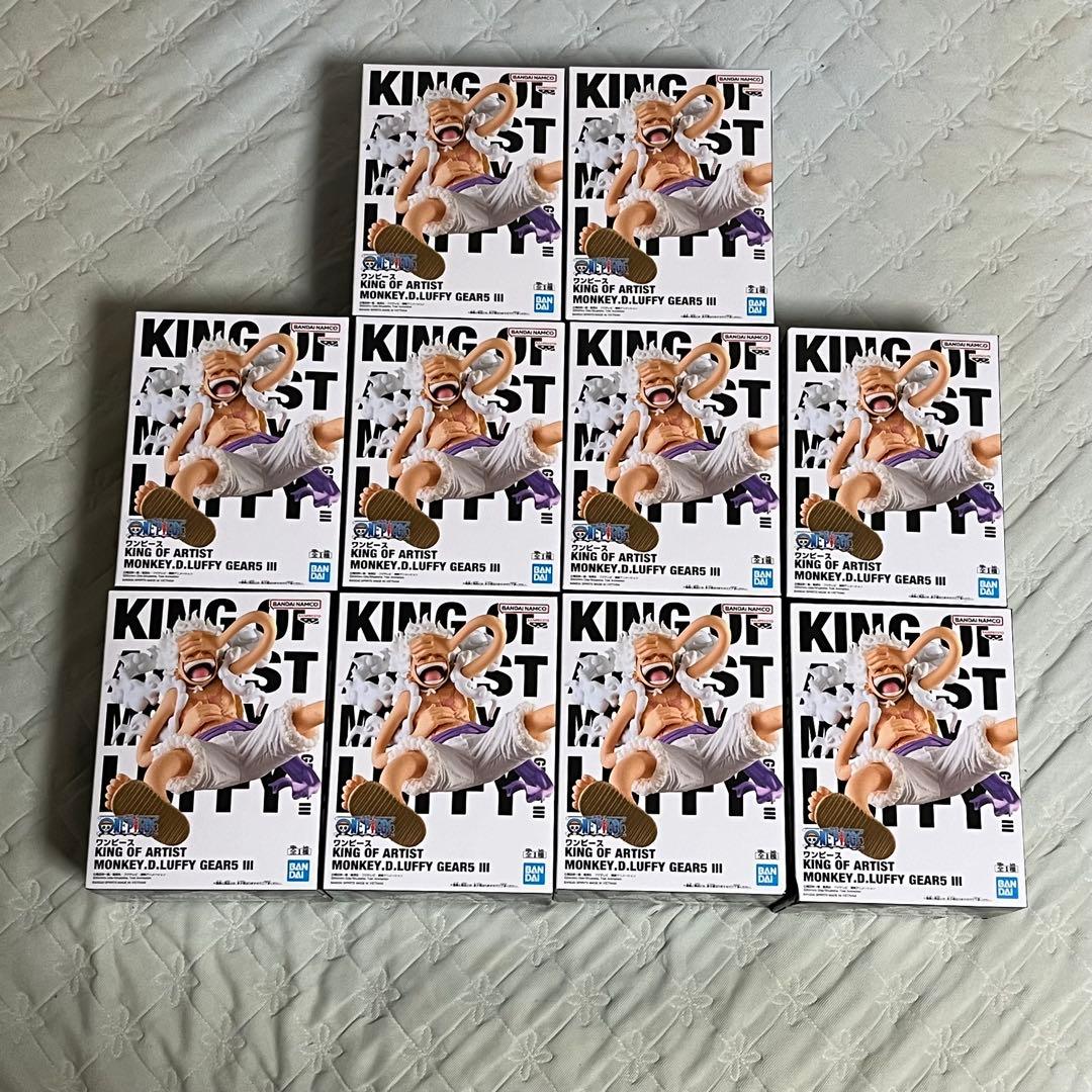 ワンピース　king of artist ルフィ　ギア5 iii 10つセット