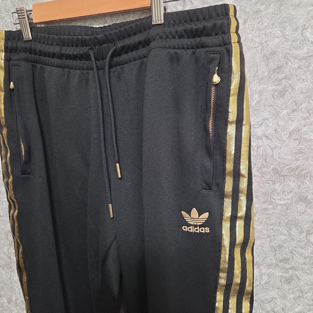 adidas ジャージ　50周年　セットアップ　ゴールド　黒　金　ジャケット