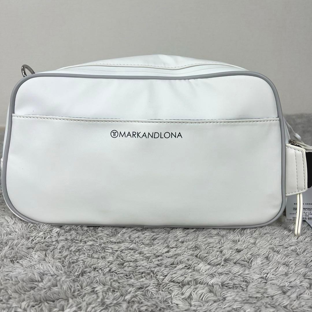 MARK&LONA マーク&ロナ ターポリン ポーチ バック　アイボリー
