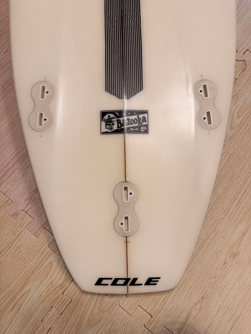 COLE BAZOOKA 5.11 ボード フィン リーシュ ケース付