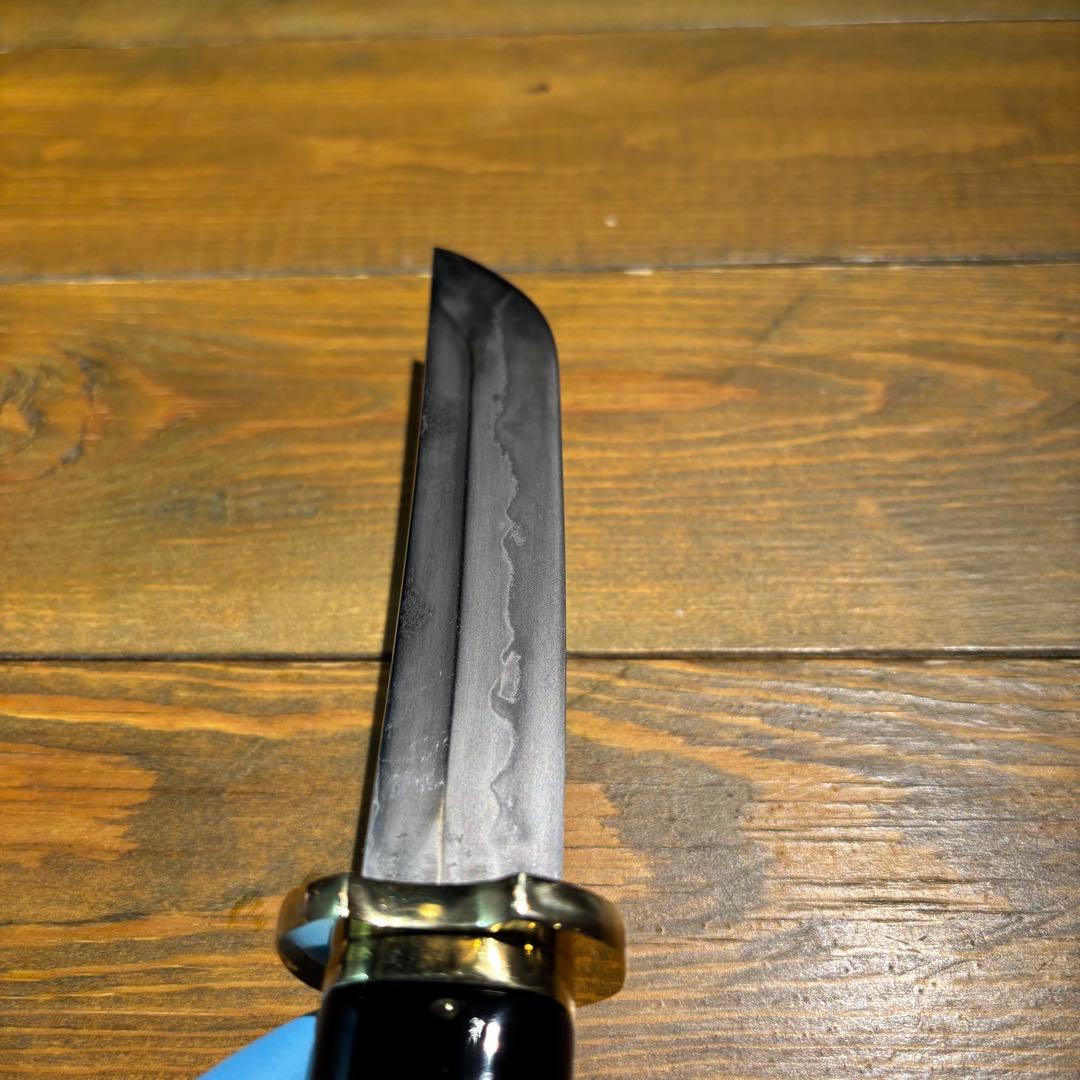 日本刀残欠クラフトナイフNo.75 政常 黒鞘