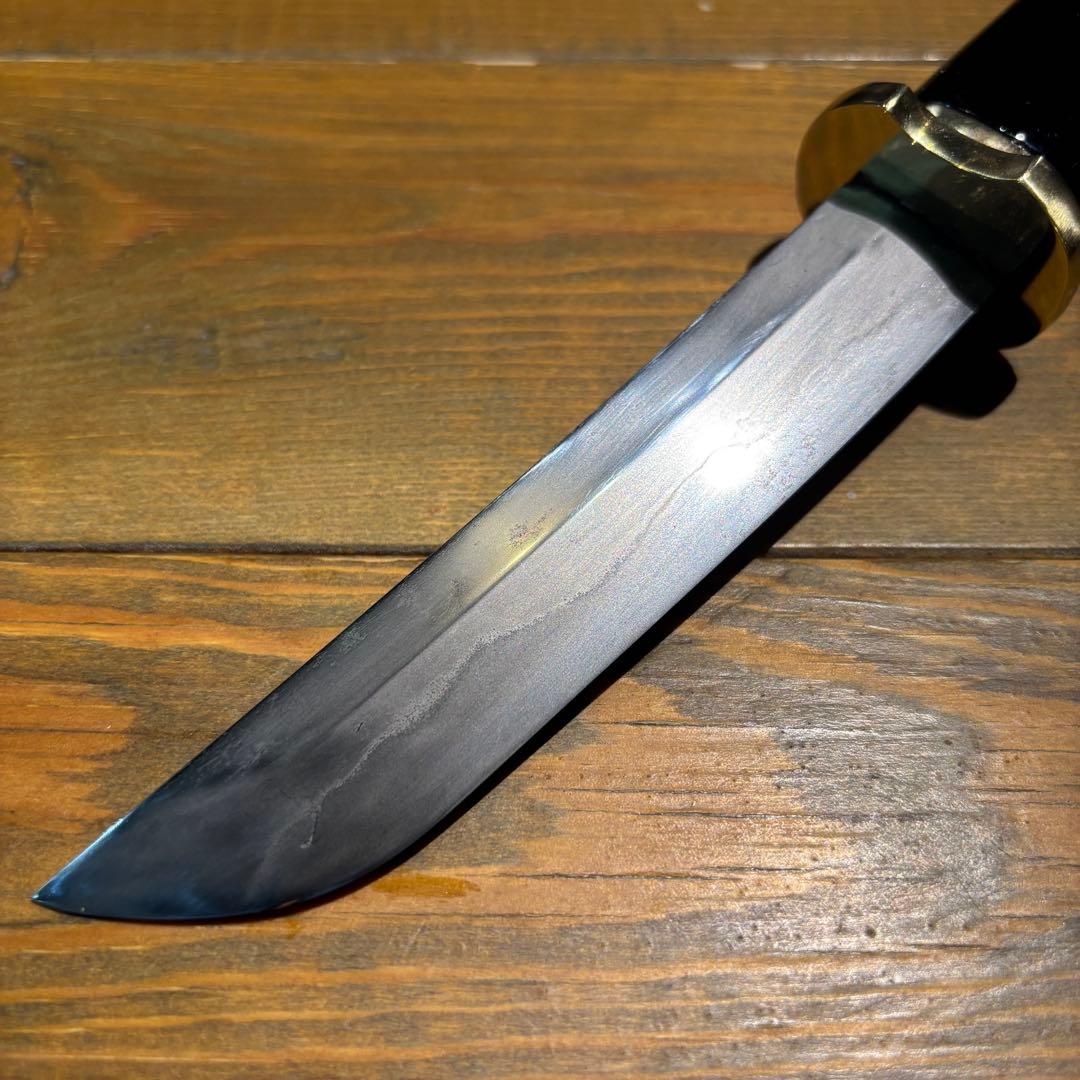 日本刀残欠クラフトナイフNo.75 政常 黒鞘