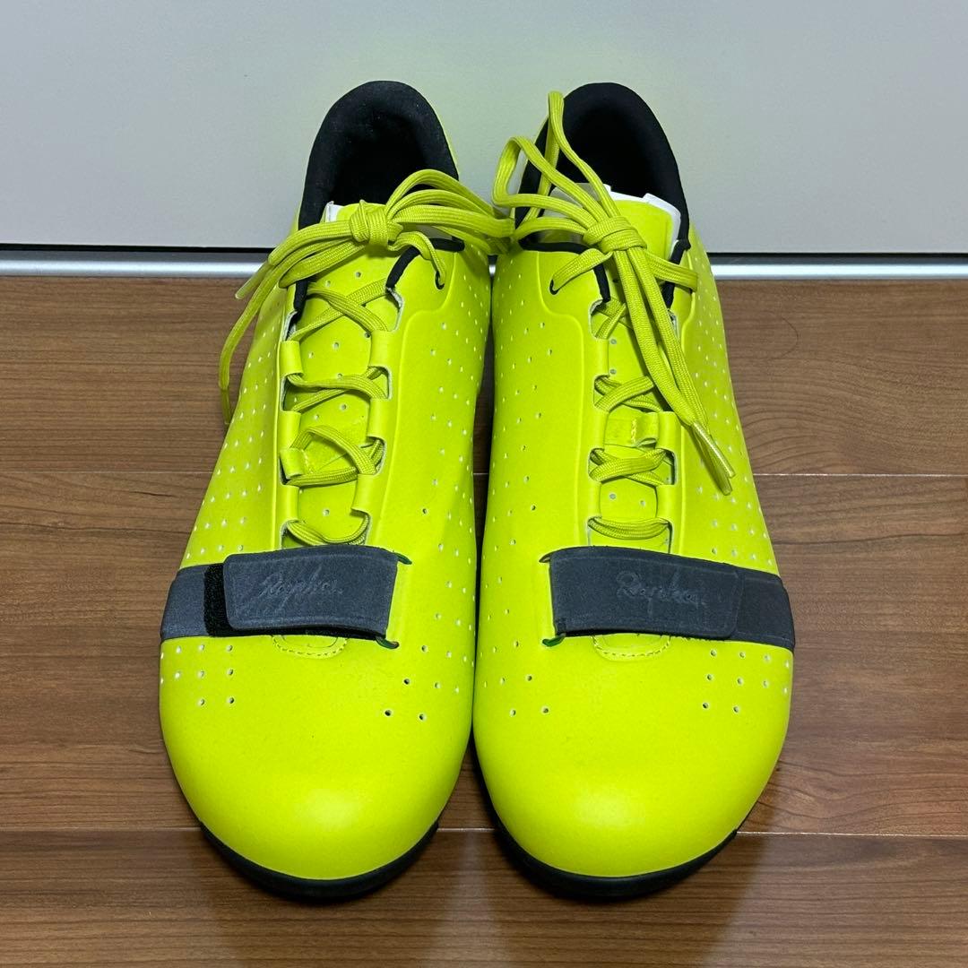 新品未使用 Raphaラファ ロードバイクシューズ 44 28cm イエロー