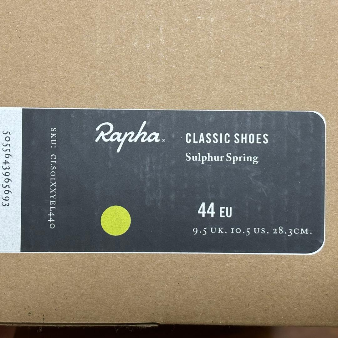 新品未使用 Raphaラファ ロードバイクシューズ 44 28cm イエロー