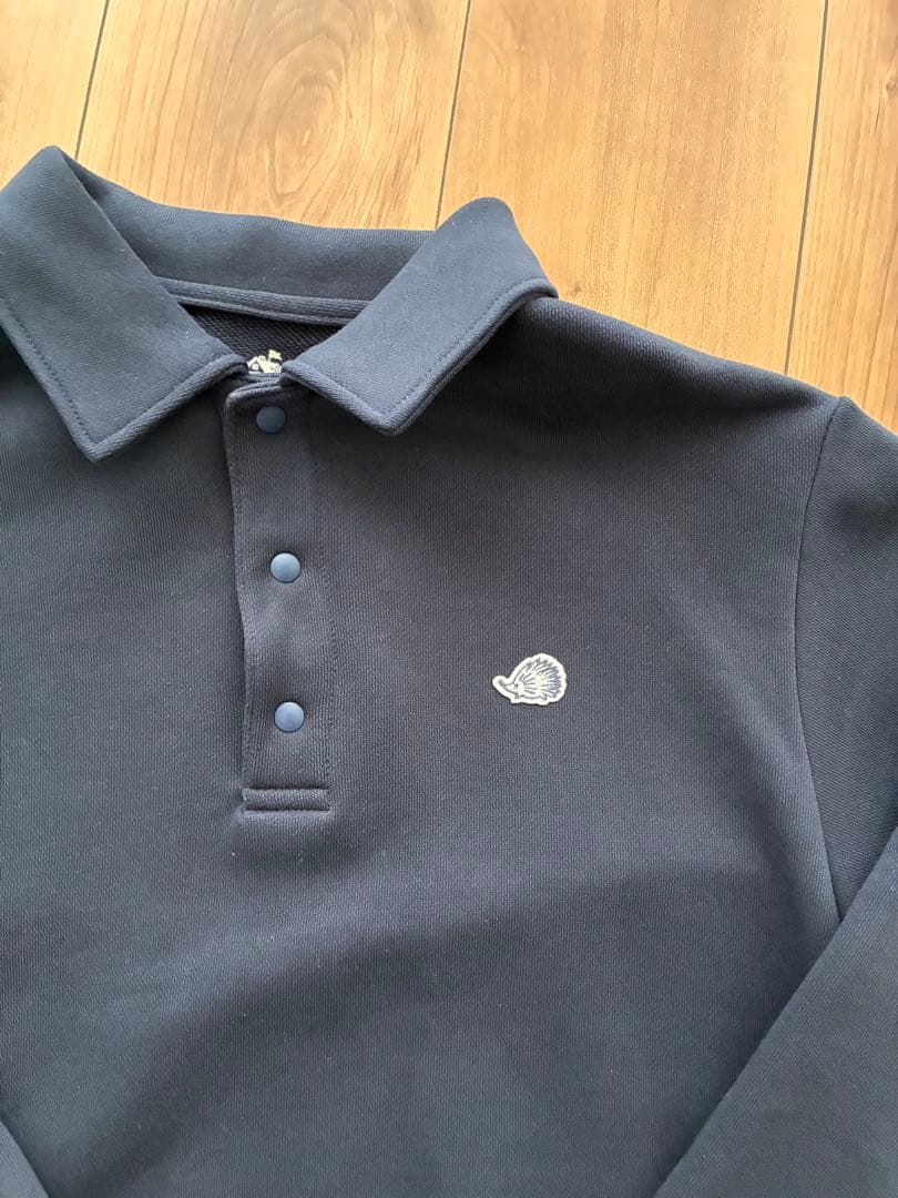 CLUBHAUS スウェットポロ　トレーナー　ネイビー　サイズM