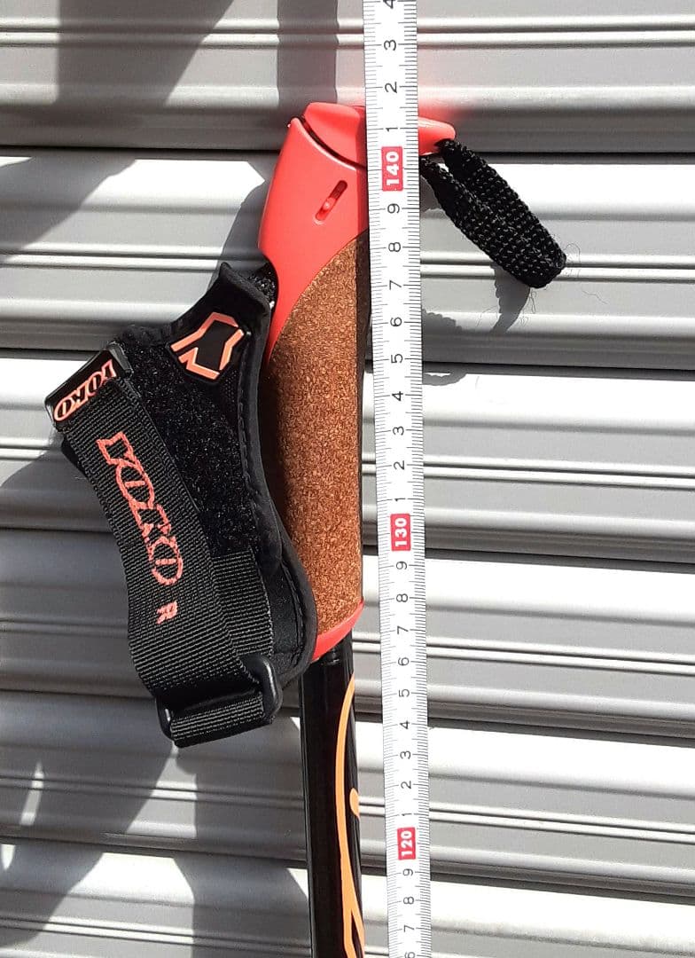 【底値価格】YOKO　7100　クロスカントリースキーポール141㎝美品カーボン