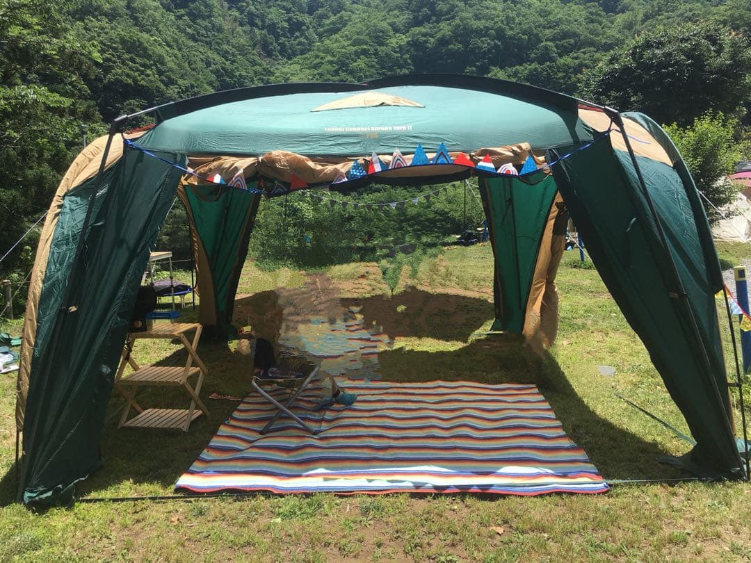 中古タープ　コールマン　Coleman トンネルコネクトスクリーンタープ2