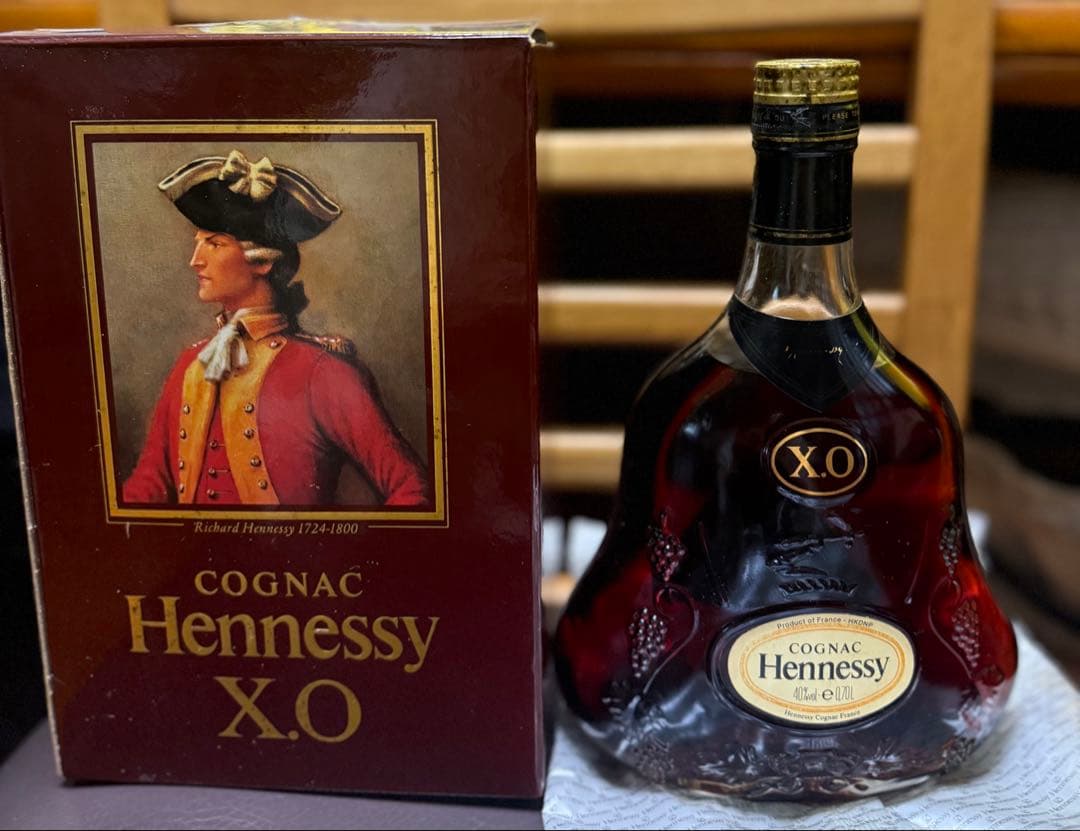 【未開栓】ヘネシー コニャック XO 古酒　金キャップ