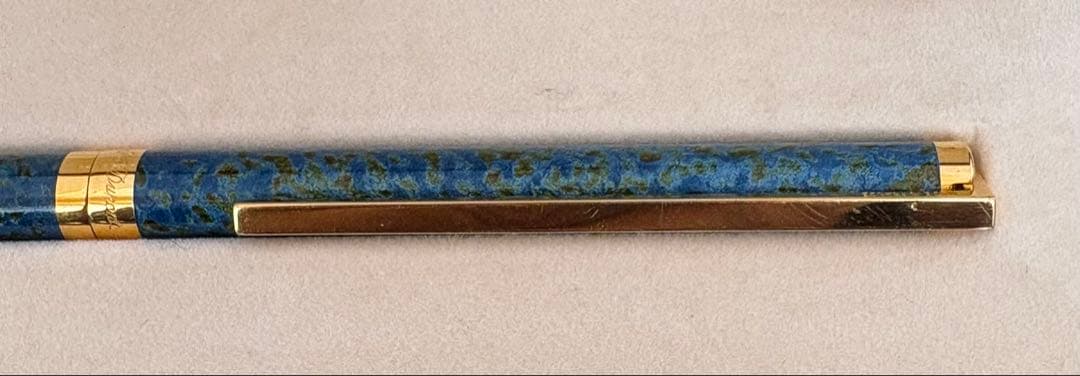 S.T. Dupont ボールペン 本体 青緑