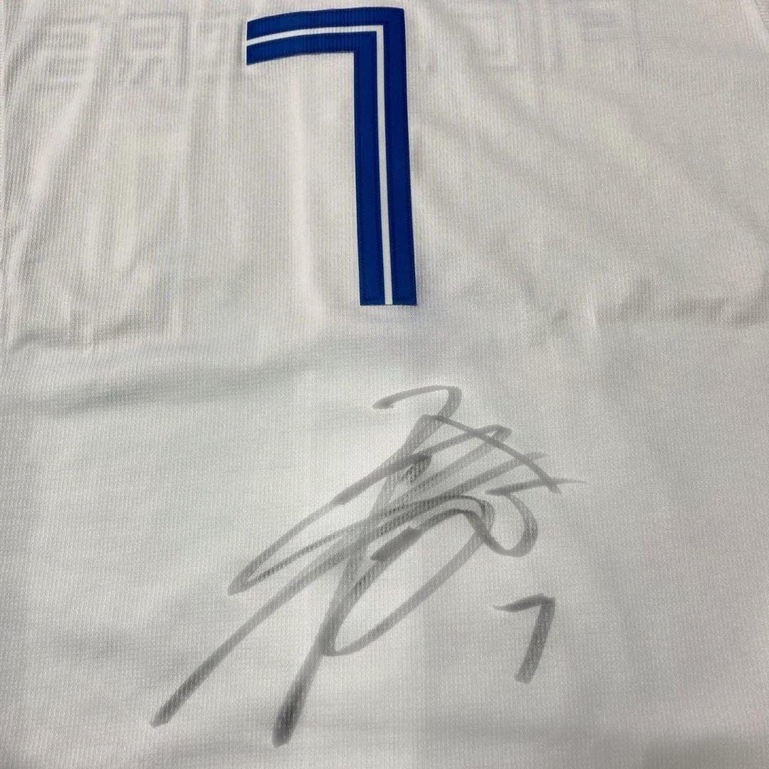 直筆サイン入り　元 ファイターズ　松本 剛 ♯7 ホーム レプリカ ユニフォーム