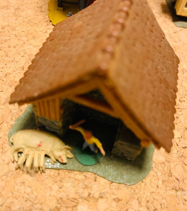 メルクリンHOゲージ用 街並模型5点(完成品)