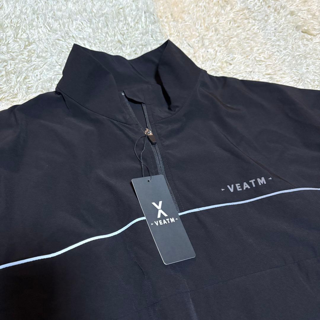 未使用✨VEATM トラックナイロンジャケット 黒　ブラック　オーバーサイズ