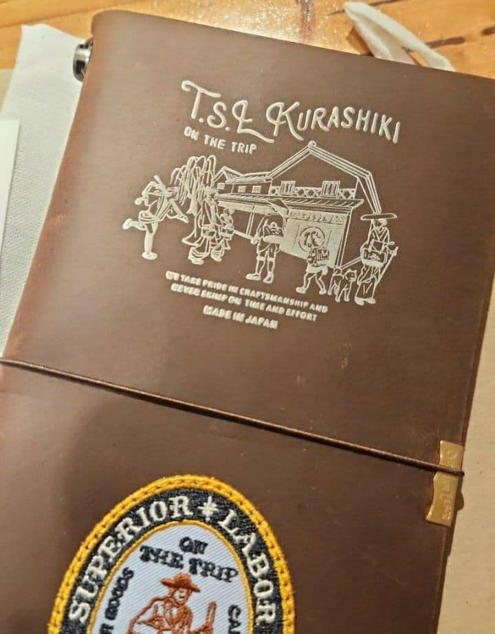 TSL倉敷 カスタム トラベラーズノート レギュラーサイズ ブラウン 茶