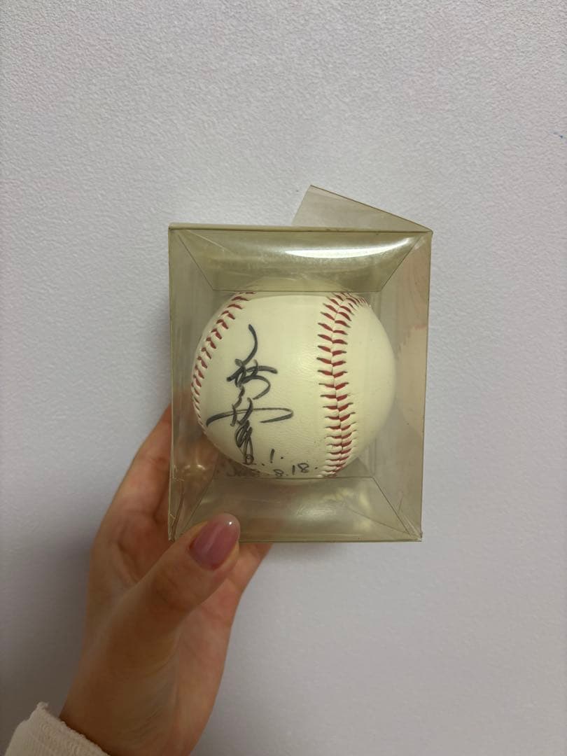 秋山幸二 サイン入り野球ボール 激レア