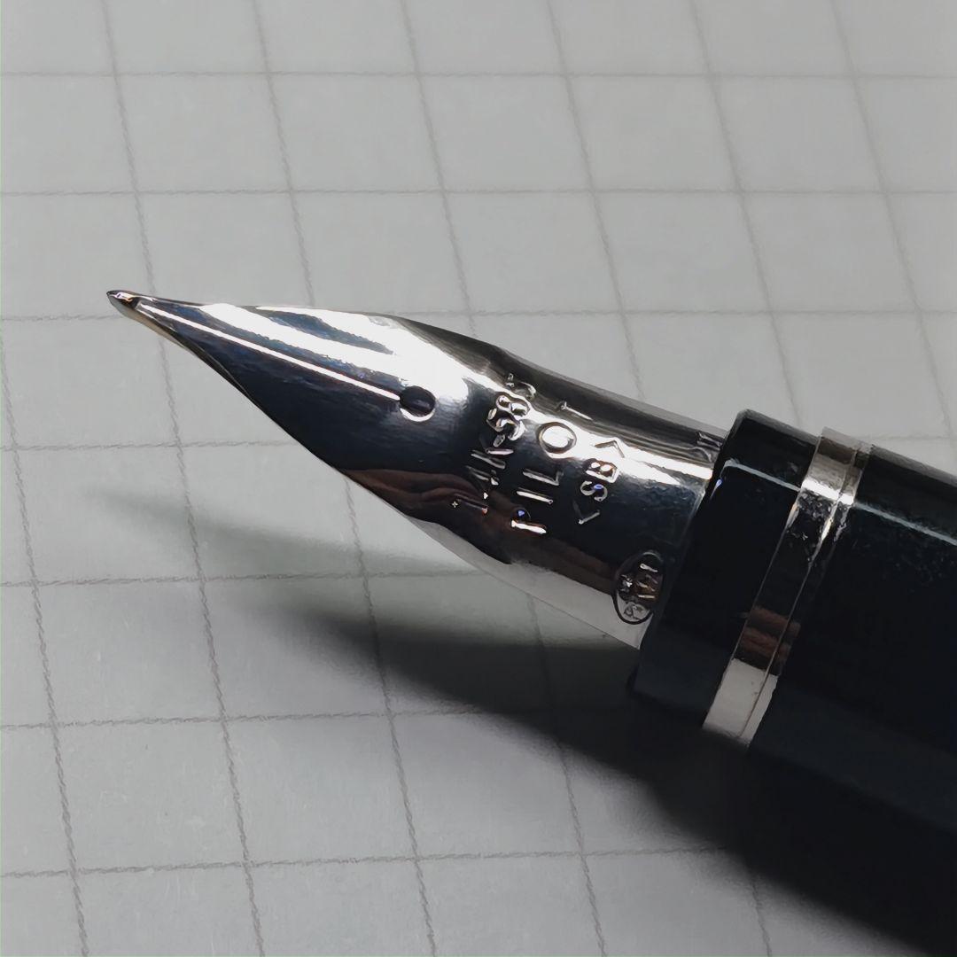 【カスタム】パイロット エラボー ブラウン金属軸 SB→長刀風研ぎ