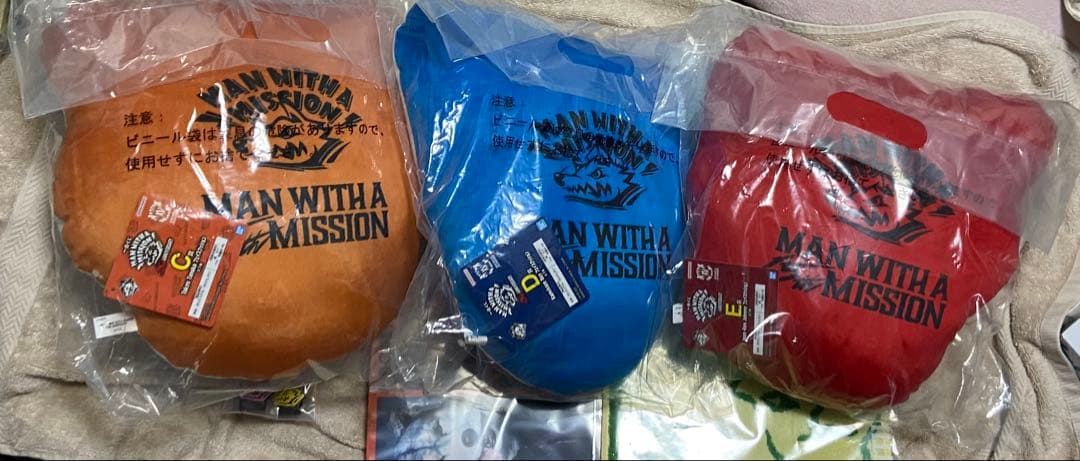 一番くじ MAN WITH A MISSION 15th C賞 D賞 E賞 新品