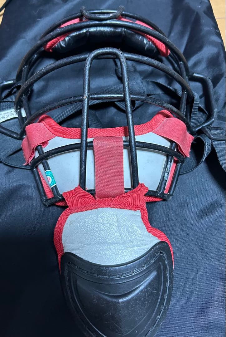 a*o様 ゼット少年軟式キャッチャー用フルセット 黒/赤