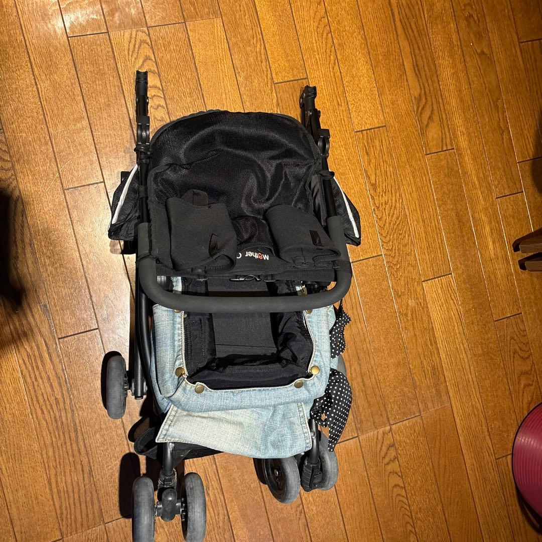 アジリティ　犬用ペットカート 黒 デニム風