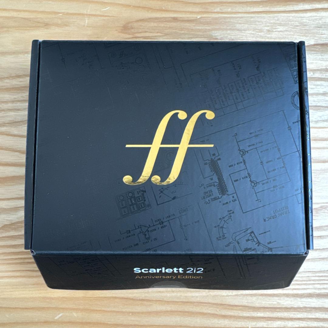DTM・DAW Scarlett 2i2 Anniversary Edition