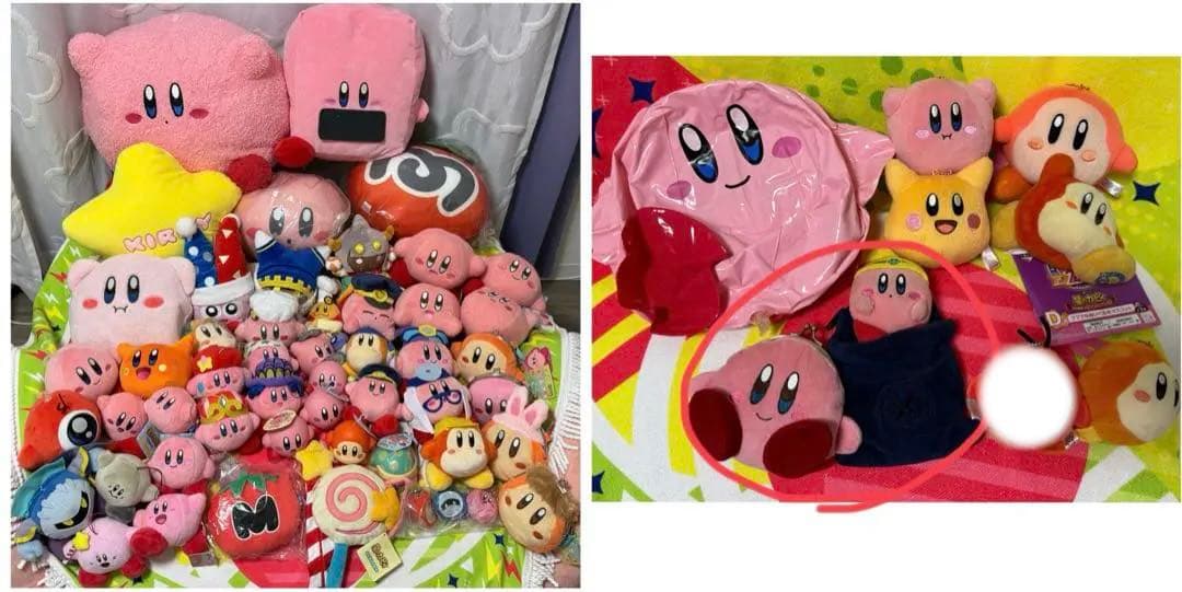 カービィ　ぬいぐるみ　プライズ　ブランケット　パスケース　がま口