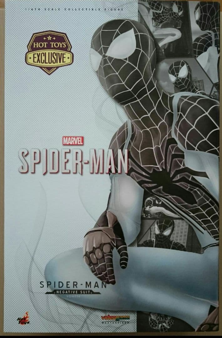 スパイダーマン ネガティブスーツ版 ホットトイズ ビデオゲーム マスターピース
