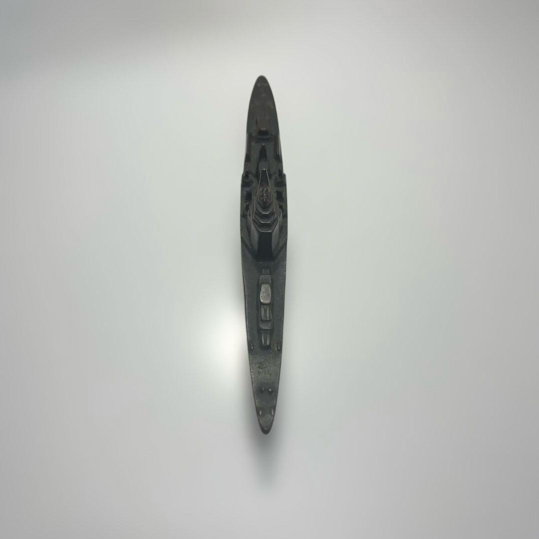 昭和11年特別大演習観艦式記念　横須賀海軍工廠造機部製　当時物