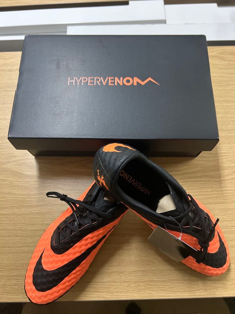 Nike Hypervenom サッカーシューズ オレンジ/ブラック　29㎝