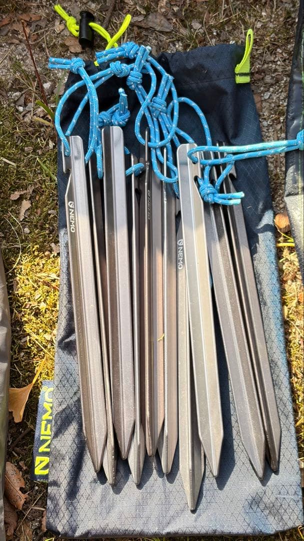 NEMO ドラゴンフライバイクパック2P フットプリント付