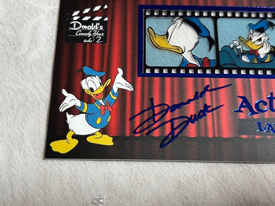 ドナルドダック 90周年プレミアムコレクションカード　エポック社　フィルム