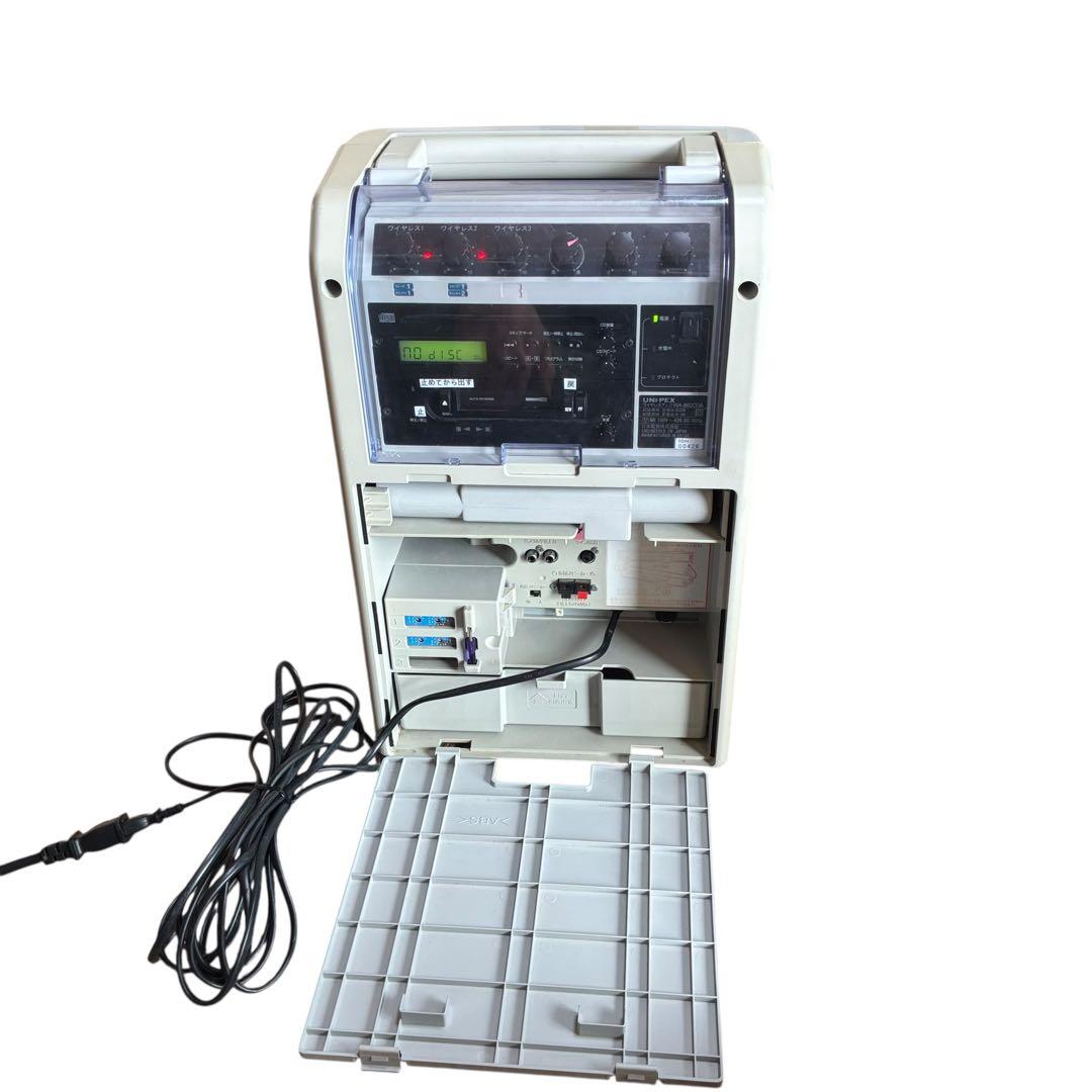 UNI-PEX ユニペックス　ワイヤレスアンプ　WA-862CDA マイク２本付