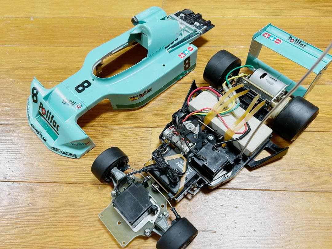 ぽ*ん様 タミヤ 旧車 F-2 メカ付き