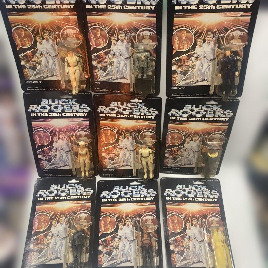 1979年バックロジャースの新品未開封のフィギュア9体セットです。