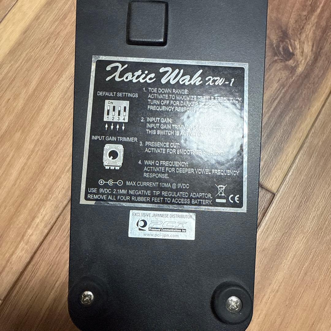 Xotic Effects wah XW-1 美品