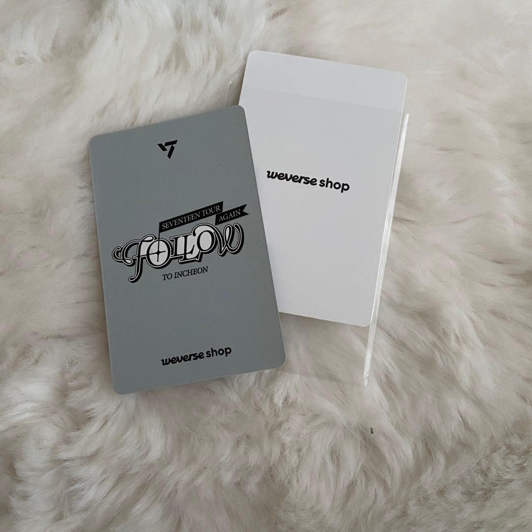 SEVENTEEN エスクプス　仁川　会場限定　アンコン　follow トレカ