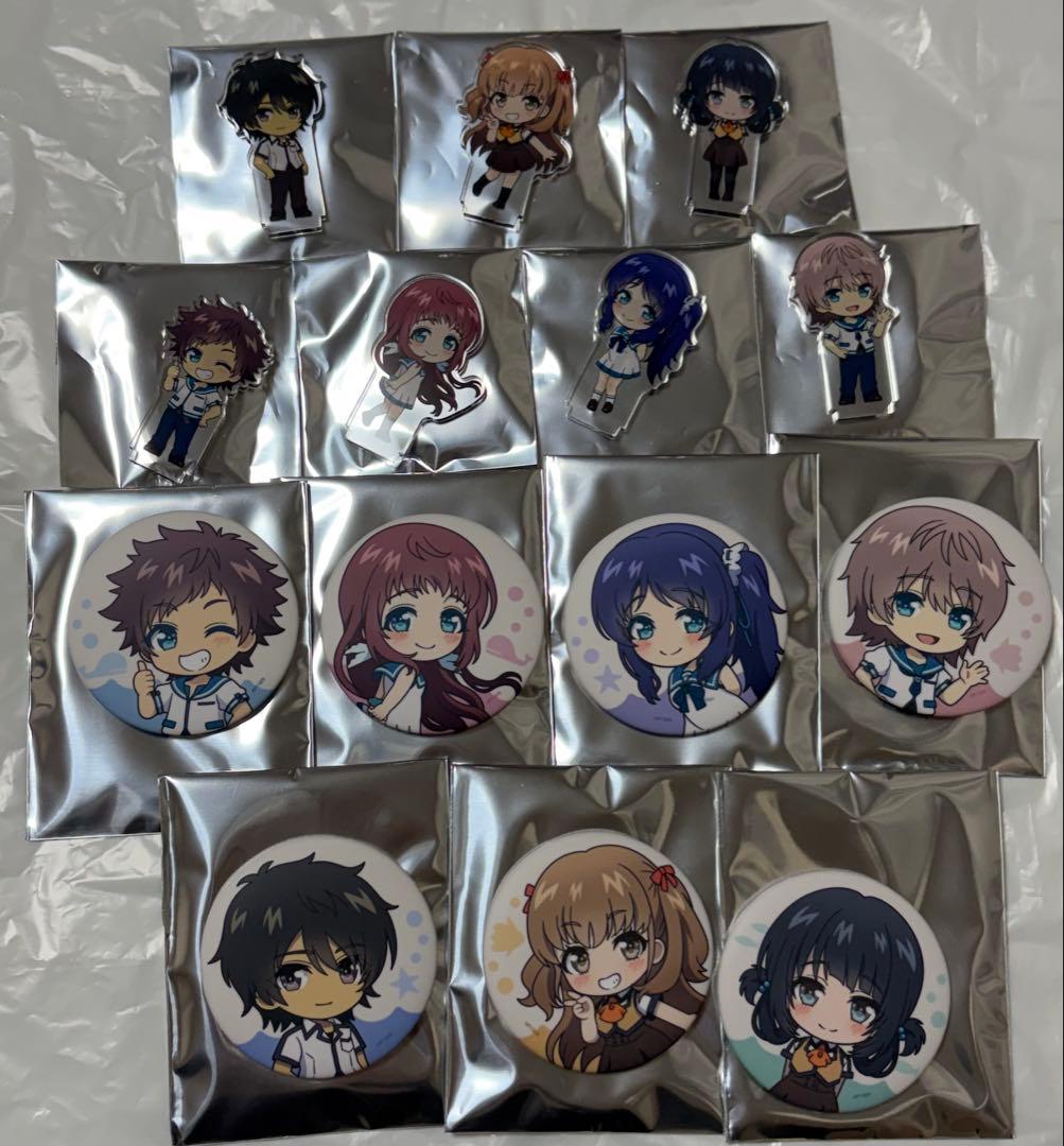 最終値下げ　凪のあすから　熊野市　缶バッジ　アクスタ　全種セット