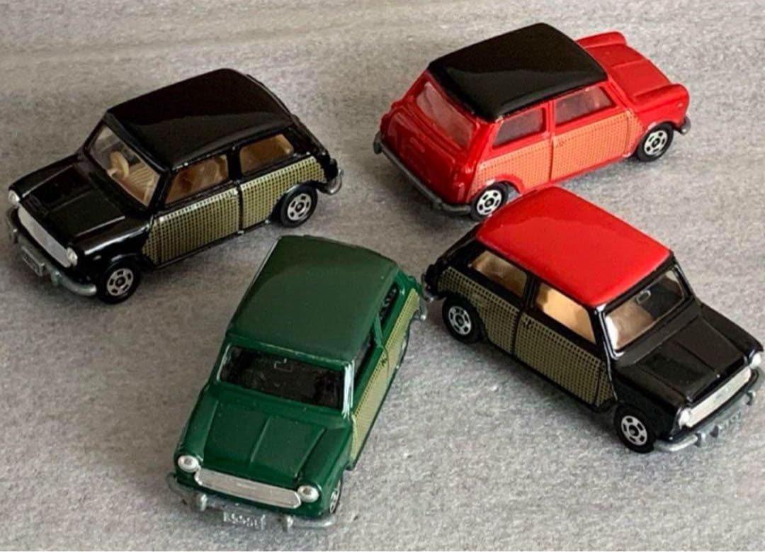 トミカ ミニクーパー サイド網目 黄タンポ 黒 ホッホラント特注