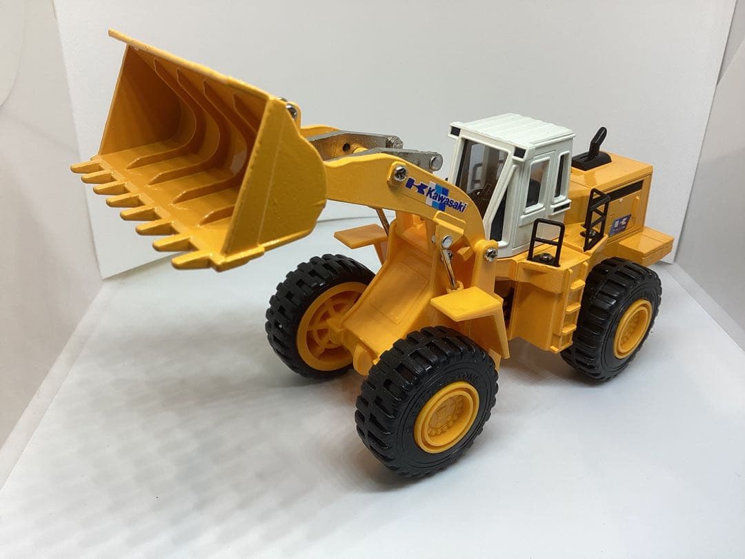 ヨネザワ　ダイヤペットミニカーK-25 川崎ホイールローダ 90Z-III絶版品