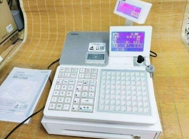 カシオレジスター　SR-CS550　スマホ連携Bluetooth　172080
