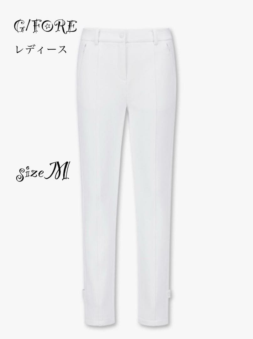 1点のみG/FORE韓国ジーフォアレディースパンツsizeMホワイト