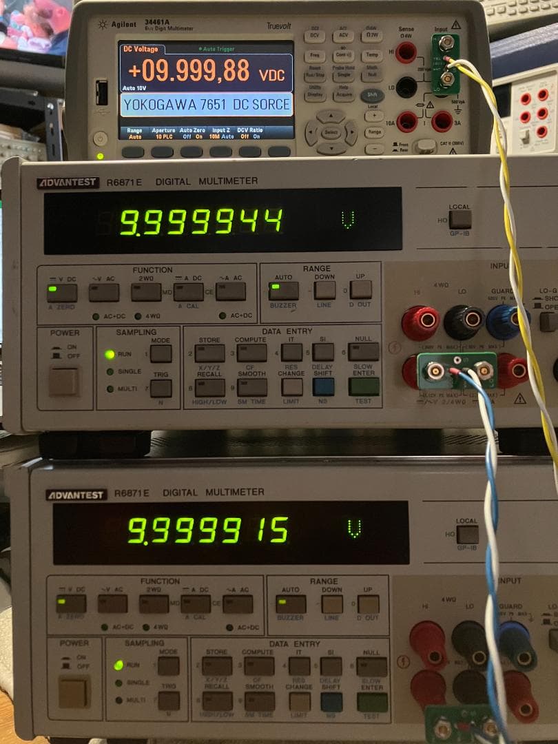 ADVANTEST R6871E 6.5桁 DMM