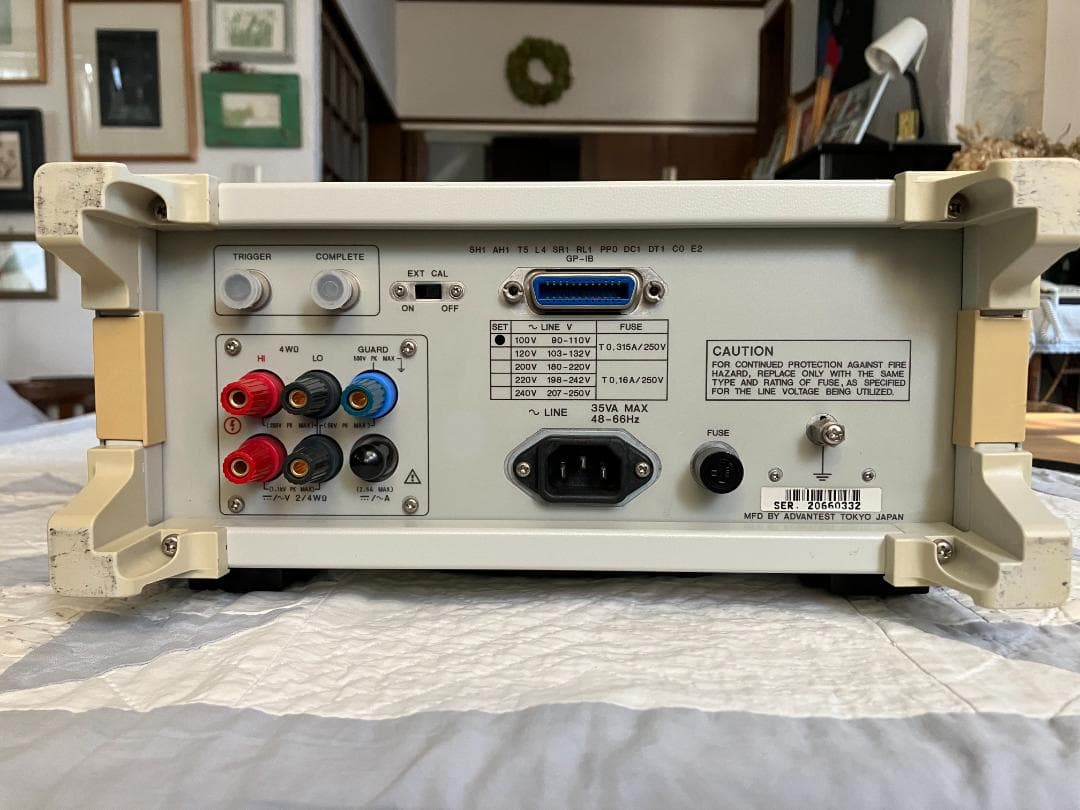 ADVANTEST R6871E 6.5桁 DMM