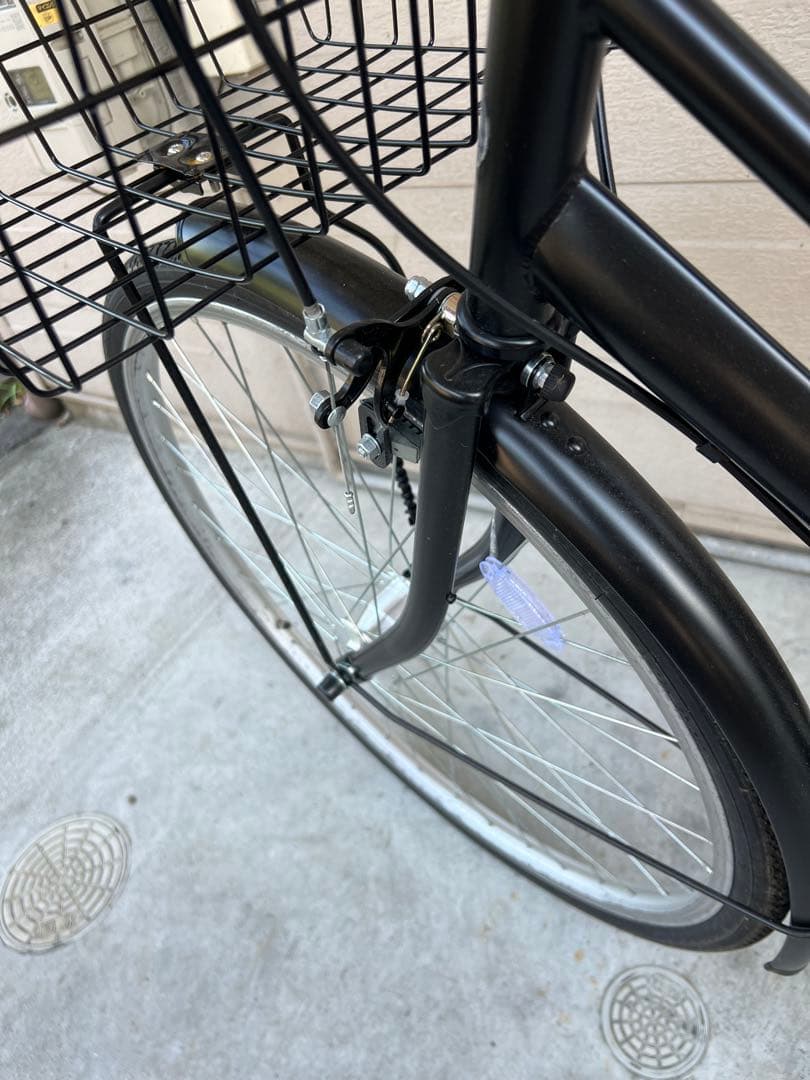 ★引き取り限定　激安新品　三重県亀山市黒のママチャリ6段変速 ★