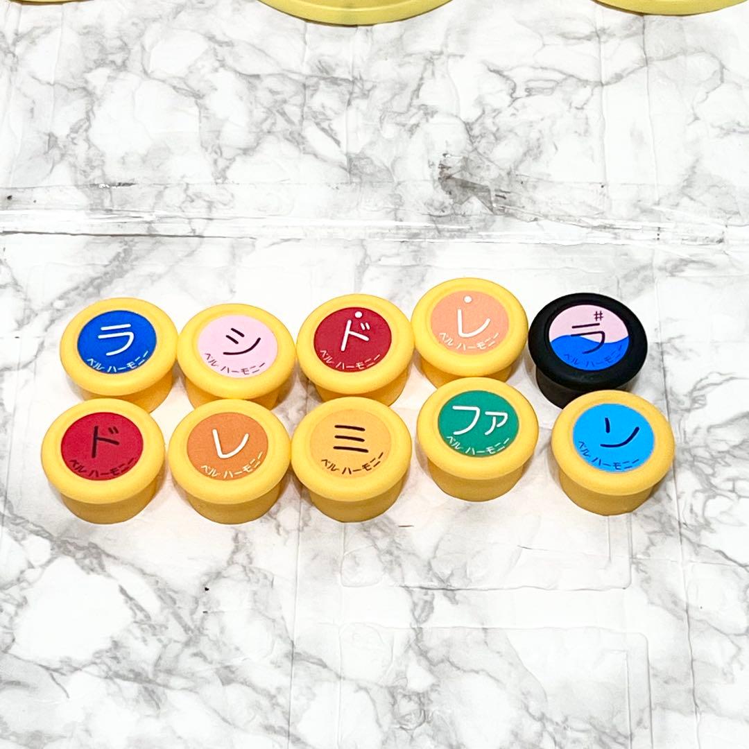 【良品】SUZUKI ベルハーモニー デスクタイプ単音 ハンドベル 10音セット