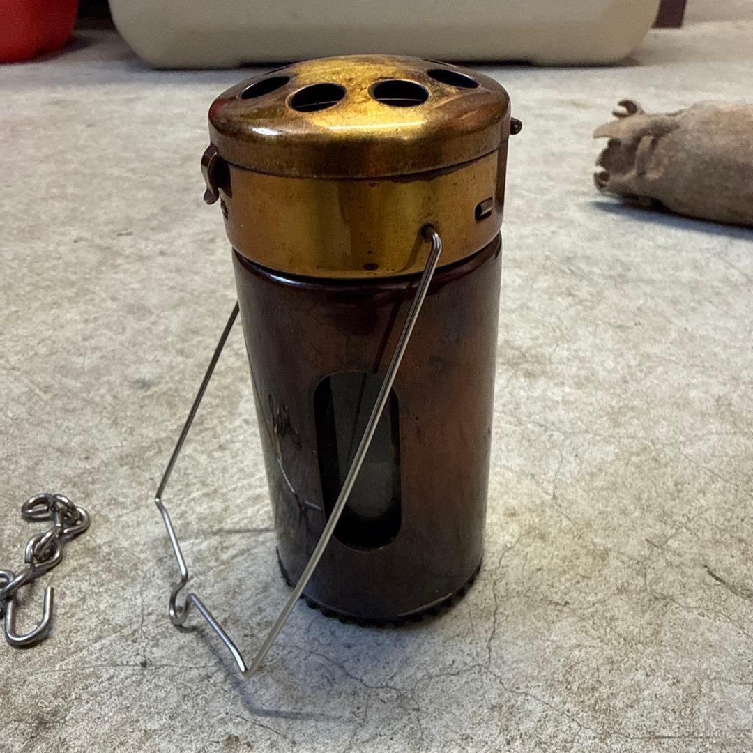 美品 BIG OAK ビッグオーク キャンドルランタン 真鍮 初期型 ビンテージ